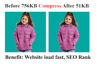 compress the images file size