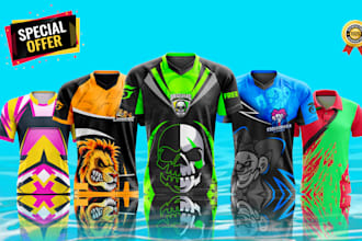 design sublimation shirt with in 3 hours