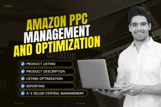 setup, optimize  and manage amazon ppc campaigns sponsored ads