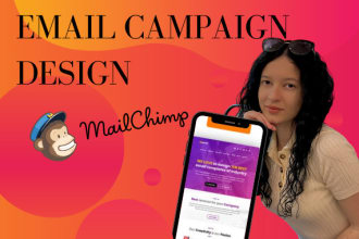 design marketing email campaigns on mailchimp