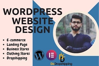 create responsive wordpress website design or blog