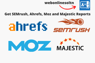 do semrush, ahrefs, moz and majestic reports