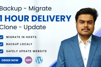 backup migrate clone or transfer wordpress website in 1 hour