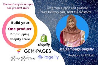 make or clone shopify dropshipping store with pagefly
