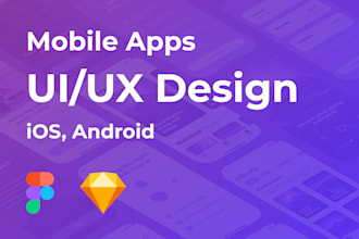 do the design for mobile apps for ios, android, websites