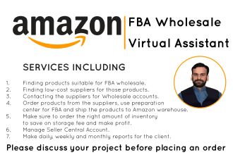 provide amazon fba wholesale suppliers, distributors, brands, wholesale va