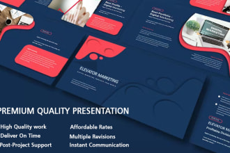 create professional powerpoint presentation or pitch deck design