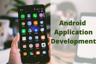 make native, web and hybrid android application for you