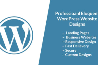 build a wordpress website for your real estate business