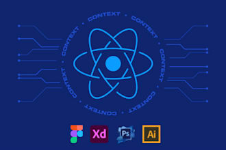 convert figma, xd , psd in react as react app developer