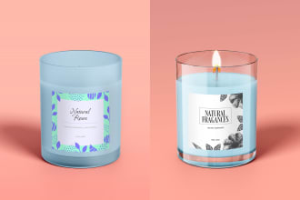 design a label for your candle or for any product