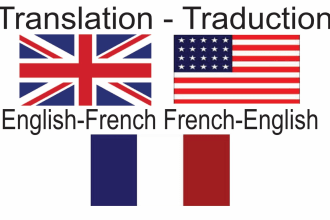 translate your english,french  documents and make it better