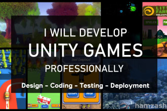 develop unity games professionally