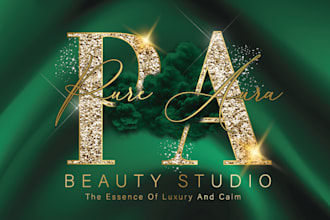 do luxury, hair extension, boutique, eyelashes, lip, nails, beauty salon logo