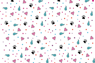 design hand drawn cute vector seamless pattern