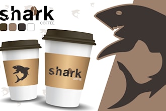 do custom brand identity, branding guideline with handmade logo for business