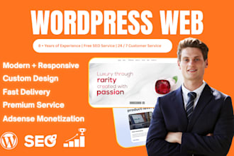 create a professional wordpress website for your business