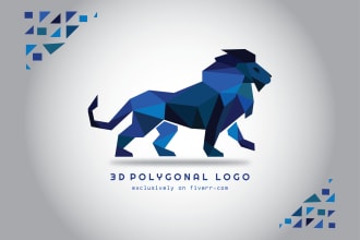 design modern polygonal logo