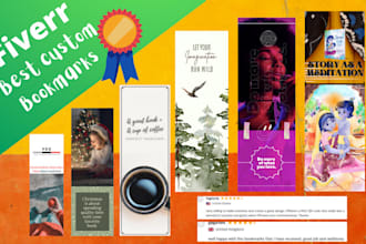 design any type of bookmark in 24 hours