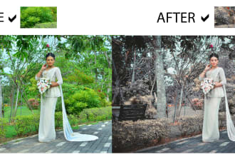 do wedding photo editing in photoshop, lightroom,camera raw