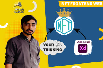 do frontend of your nft website design, minting dapp