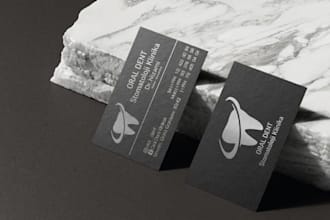 do professional and creative business card design
