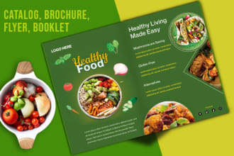 design catalog, flyer, trifold, bifold  brochure