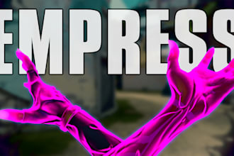 design valorant thumbnail pov in adobe photoshop