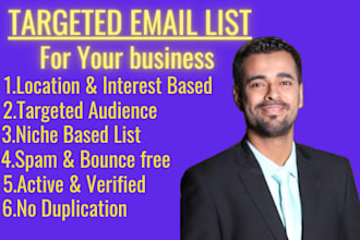 create email list by targeted niche