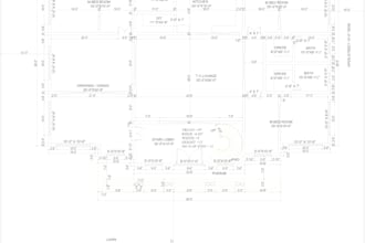 draft any architectural drawing in autocad
