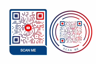 create professional  and unique qr code design with your logo