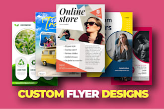 design holiday flyers and black friday sales ads