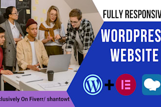 design a responsive and attractive wordpress website