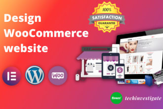 setup woocommerce website and manage ecommerce store