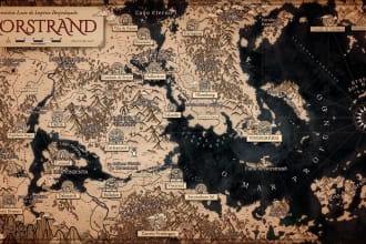 make your fantasy map for rpg, novels and games