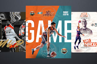 design outstanding basketball poster, banner, flyer