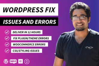 fix wordpress issues, wordpress errors fix and wordpress bugs fix