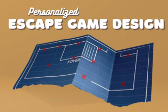 design a printable escape room game personalized to you