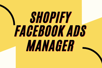 be your shopify facebook ads manager