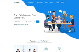 create a recruitment page, job board, agency website for your business