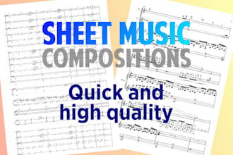 compose notated music using sibelius 7