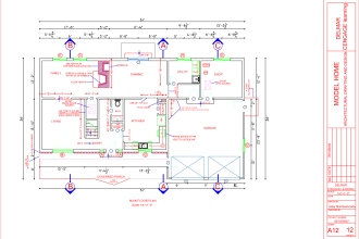 draw architectural 2d floor plans and site plans on autocad