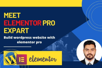 create attractive responsive web design in wordpress with elementor pro