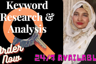 do keyword research and competitor analysis