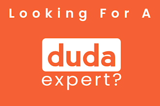 create a website using duda website builder