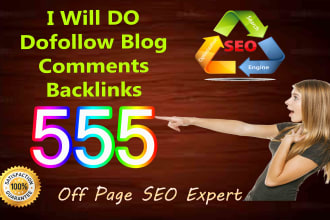 provide 550 high da pa dofollow blog comment backlinks