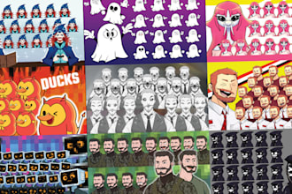 create stream ready pngtuber toontuber with unique style