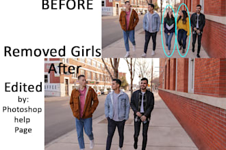 professionally remove unwanted people from your photo
