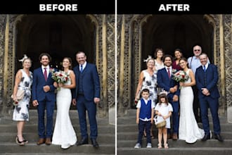 realistically merge or add a person into any photo using photoshop