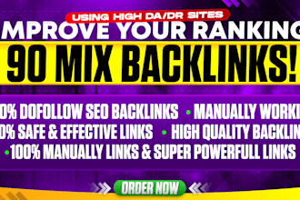 do 90 all in one high quality seo backlinks